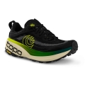 Topo Trail Running Shoes Vista (Cushioning, 5mm Drop) 2025 Black/Lime Men's
